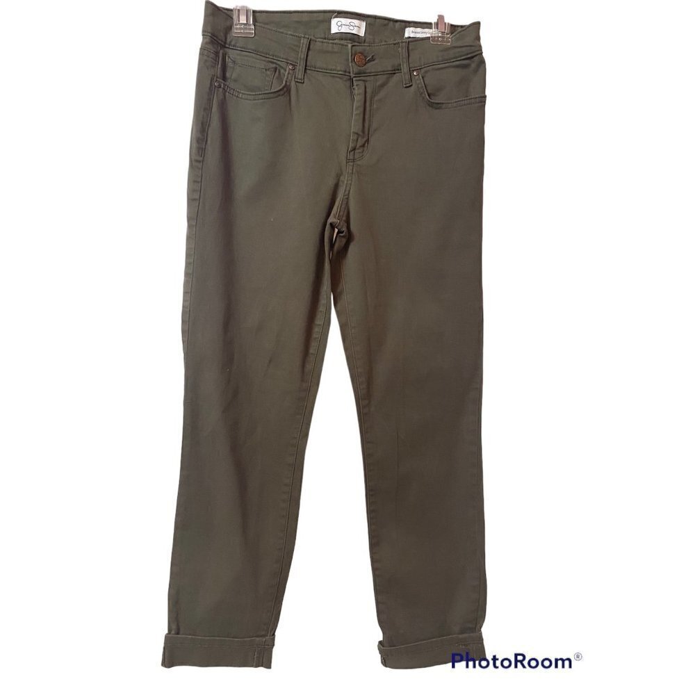 Jessica Simpson Relaxed Skinny Rolled Cropped Pants, 6/28